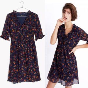 Madewell Freesia Dress in Climbing Vine size 14